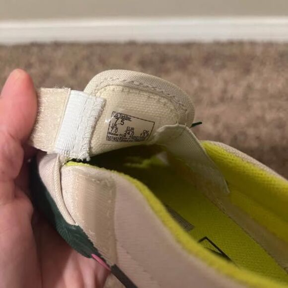 Toddler Kids Avocado Slip On Vans Shoes - Picture 6 of 6